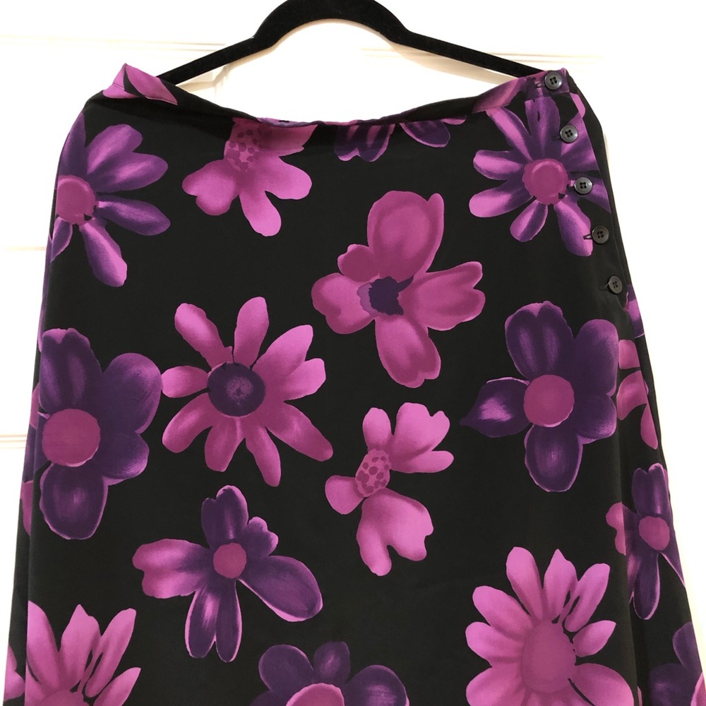 90’s Vintage Floral Maxi Skirt - Picture 3 of 6